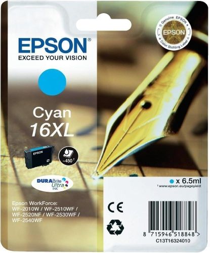 Tintenpatrone original Epson | cyan | 16XL | T16324010
