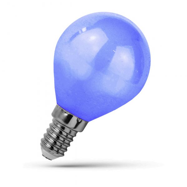 LED Birne E14, 4W Deko blau