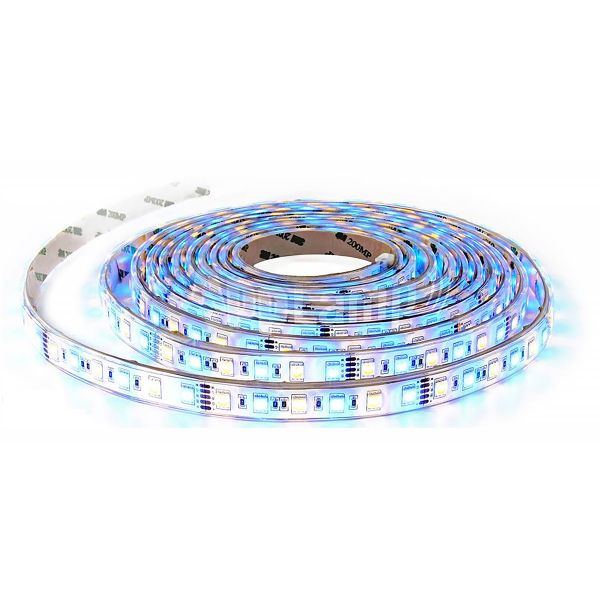 LED Stripe 5m 60 LED/m 9W/m RGB+kaltweiß