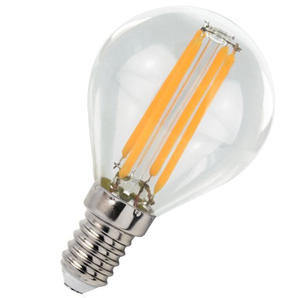 LED Birne E14, 6W, 850lm, warmweiß Filament