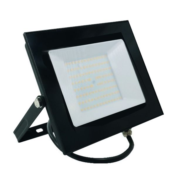 LED Fluter, 100W, 7500lm, neutralweiß, Ultraslim, schwarz