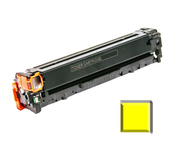 Alternativ-Toner für HP-Drucker, ersetzt HP CB542A, yellow