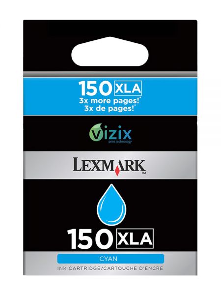 Originalpatrone Lexmark 150XLA / 14N1642, cyan