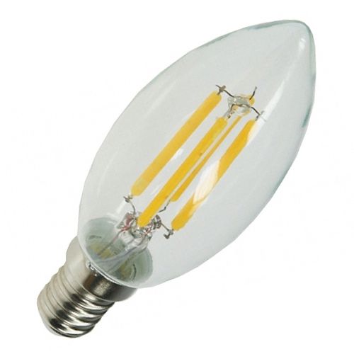 LED Kerze E14, 6W, 850lm, warmweiß Filament